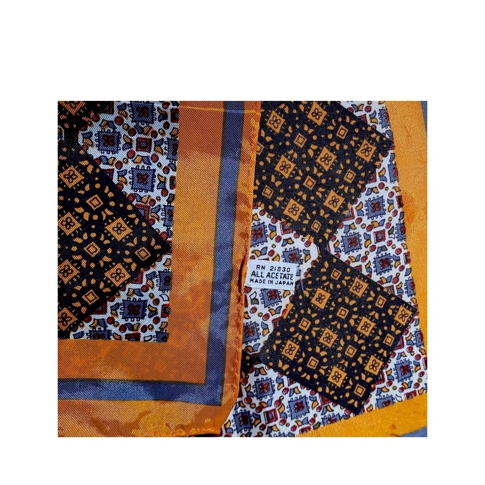 $2 When You Buy 10 Items Marked 🎄10/$20. Elegant Orange Patterned Scarf - Picture 5 of 5